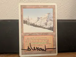Taiga Signed MTG Magic The Gathering Revised Dual Land - Image 1