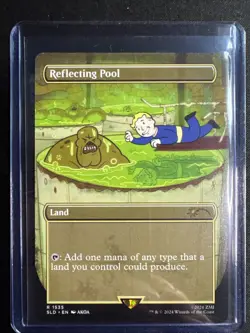MTG Reflecting Pool 1535 Borderless Fallout Secret Lair - Image 1
