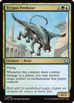 Trygon Predator - Near Mint MTG Foundations - Image 1