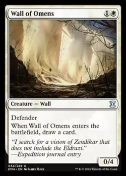 Wall of Omens - Light Play MTG Eternal Masters - Image 1
