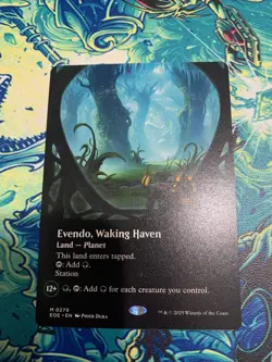 Evendo, Waking Haven Borderless Non-Foil Card MTG #279 Edge of Eternities - Image 1
