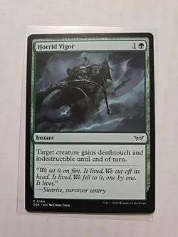 Horrid Vigor - Duskmourn - LP - MTG Magic - Common - Instant - Image 1