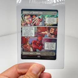 Origin of Spider-Man (Borderless) Marvel's Spider-Man Foil MTG NM - Image 1
