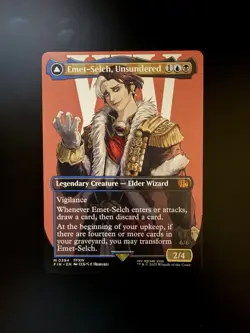 MTG Final Fantasy English Emet-Selch, Unsundered Borderless 0394 Non-Foil - Image 1