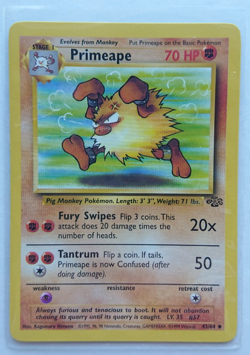 1999 Pokemon Jungle Primeape #043 - Image 3