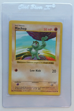 1999 Pokemon Game Machop #052 Shadowless - Image 1