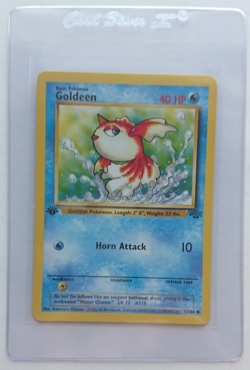 1999 Pokemon Jungle Goldeen #053 1st Edition - Image 1