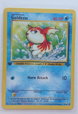 1999 Pokemon Jungle Goldeen #053 1st Edition - Image 3