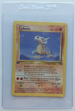 1999 Pokemon Jungle Cubone #050 1st Edition - Image 1