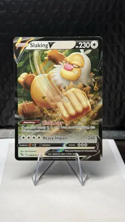 Pokemon Slaking V 058/078 Pokemon GO Ultra Rare Holo NM - Image 1
