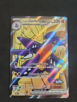 Cynthia's Garchomp ex Destined Rivals Cards Holo Pokemon - Image 1