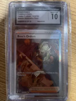 Pokemon TCG Boss's Orders - 265/193 Paldea Evolved Special Illustration - CGC 10 - Image 1