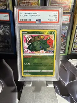 [PSA 10 Set!] Radiant Charizard, Blastoise, Venusaur English Pokemon Go! - Image 5