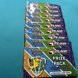 Play! Pokemon Prize Pack Series 7 Sealed Booster Pack - LOT OF 10 - Image 2