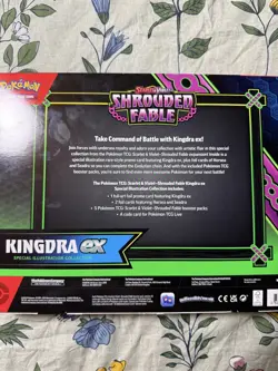 Pokemon Shrouded Fable Kingdra Ex Special Illustration Collection Box Sealed New - Image 4