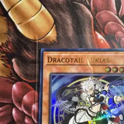 yugioh dracotail lukias ultra rare jush-en001 jush - Image 2
