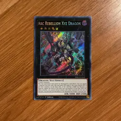 Arc Rebellion Xyz Dragon PHRA-EN041 1st Edition Secret Rare NM Yugioh - Image 2