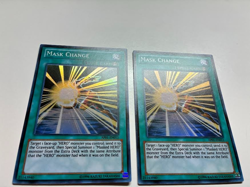 USA Seller Yugioh 2 X Mask Change AP01-EN011 Super Rare NM - Image 2