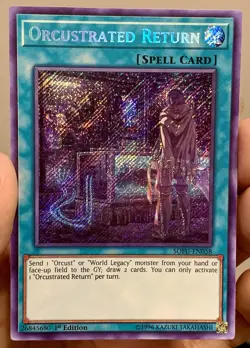 Yugioh Orcustrated Return SOFU-EN058 Secret Rare 1st Ed NM/VLP w/Tracking - Image 1