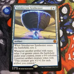 Simulacrum Synthesizer - Big Score (BIG) #6 Pack Fresh MTG Outlaws Thunder Junc - Image 1