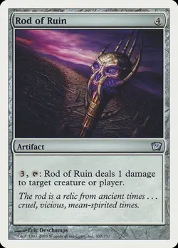 FOIL Rod of Ruin | MtG Magic 9th Edition | English | Near Mint - Image 1