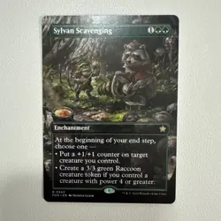 Sylvan Scavenging Borderless (NM Non-Foil) FDN-0342 Rare MTG - Image 1