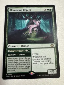 Bloomvine Regent (NM Non-Foil) TDM-0136 Rare MTG - Image 1