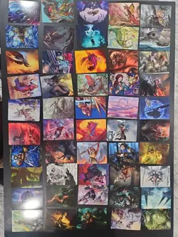 Lot Of 50 Art MAGIC THE GATHERING CARDS - Image 1