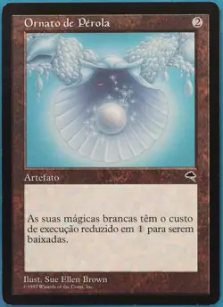 Pearl Medallion Tempest (PORTUGUESE) NM Artifact Rare CARD (426628) ABUGames - Image 1