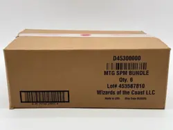 Magic The Gathering Spiderman Bundle Case SEALED (6 Boxes) - Image 1