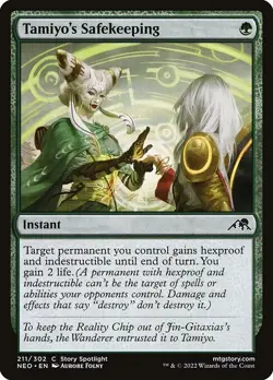 Tamiyo's Safekeeping 1x MtG Kamigawa: Neon Dynasty SP/NM - Image 1