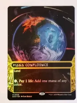 MtG Edge of Eternities Mana Confluence Borderless Foil NM Magic the Gathering - Image 1