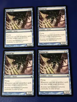 Mirran Spy X4 Mirrodin Besieged NM Conditions see pics Front Back - Image 1