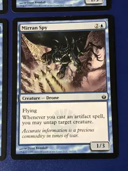 Mirran Spy X4 Mirrodin Besieged NM Conditions see pics Front Back - Image 2