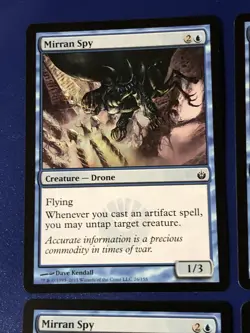 Mirran Spy X4 Mirrodin Besieged NM Conditions see pics Front Back - Image 5