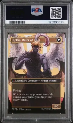 2025 MTG Final Fantasy Kefka, Court Mage Borderless #398 PSA 9 - Image 2