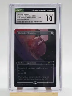Magic the Gathering Secret Lair Galaxy Foil Lightning Greaves CGC 10 - Image 1