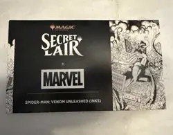 MTG Secret Lair Marvel Spider-Man Venom Unleashed (Inks) Non-Foil IN HAND - Image 1