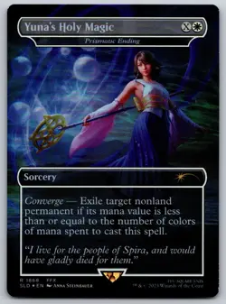 Yuna's Holy Magic - Prismatic Ending (Rainbow Foil) R Secret Lair 1868 NM - Image 1