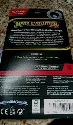 2025 Pokemon Mega Evolution TCG - Single Pack Blister: Drifloon And/Or Driflblim - Image 4