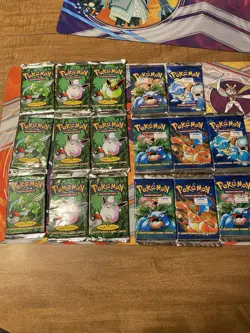 Pokemon Base Set Booster Pack Shadowless (Weighed 21.34g) - Image 3