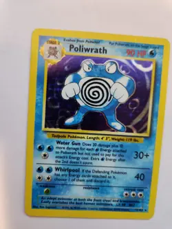 Poliwrath Base Set Holo Pokemon Card WOTC NM - Image 3