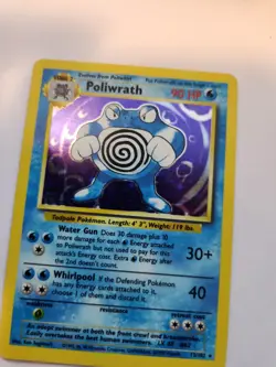 Poliwrath Base Set Holo Pokemon Card WOTC NM - Image 5