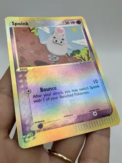 Pokemon TCG Spoink 73/97 EX Dragon Reverse Holo LP/NM! - Image 3