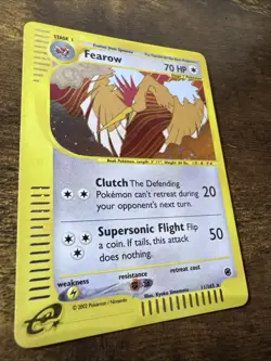 Pokemon TCG Fearow Expedition Base Set Holo Rare Card 11/165 - Image 2