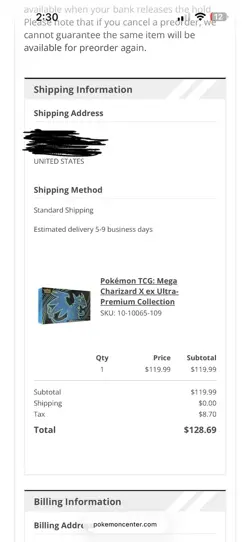 Pokemon Mega Charizard X ex Ultra Premium Collection Box Factory Sealed PRESALE - Image 3