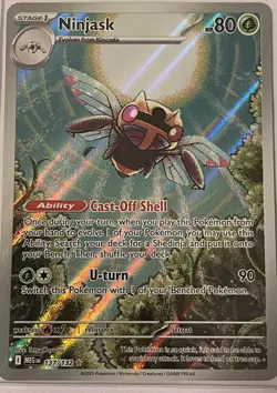 Ninjask 137/132 Illustration Rare Mega Evolution NM English Pokemon card - Image 1