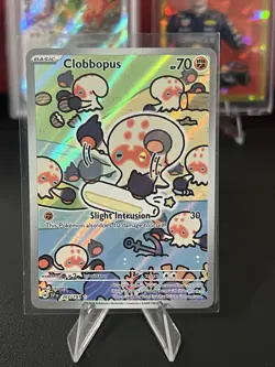 Pokemon TCG Clobbopus 207/191 Sv08: Surging Sparks Illustration Rare Holo - Image 1
