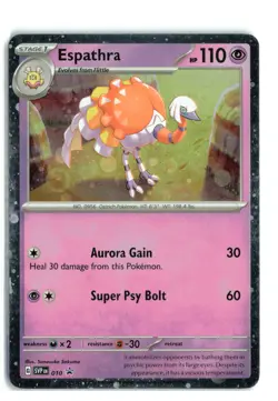 Espathra SVP 010 Promo Cosmos Holo Pokemon TCG NM-LP - Image 1