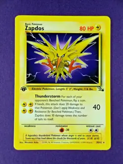 ✨1ST EDITION LEGENDARIES✨ Zapdos Articuno Moltres Pokemon | Fossil 17/27/30/62 - Image 5